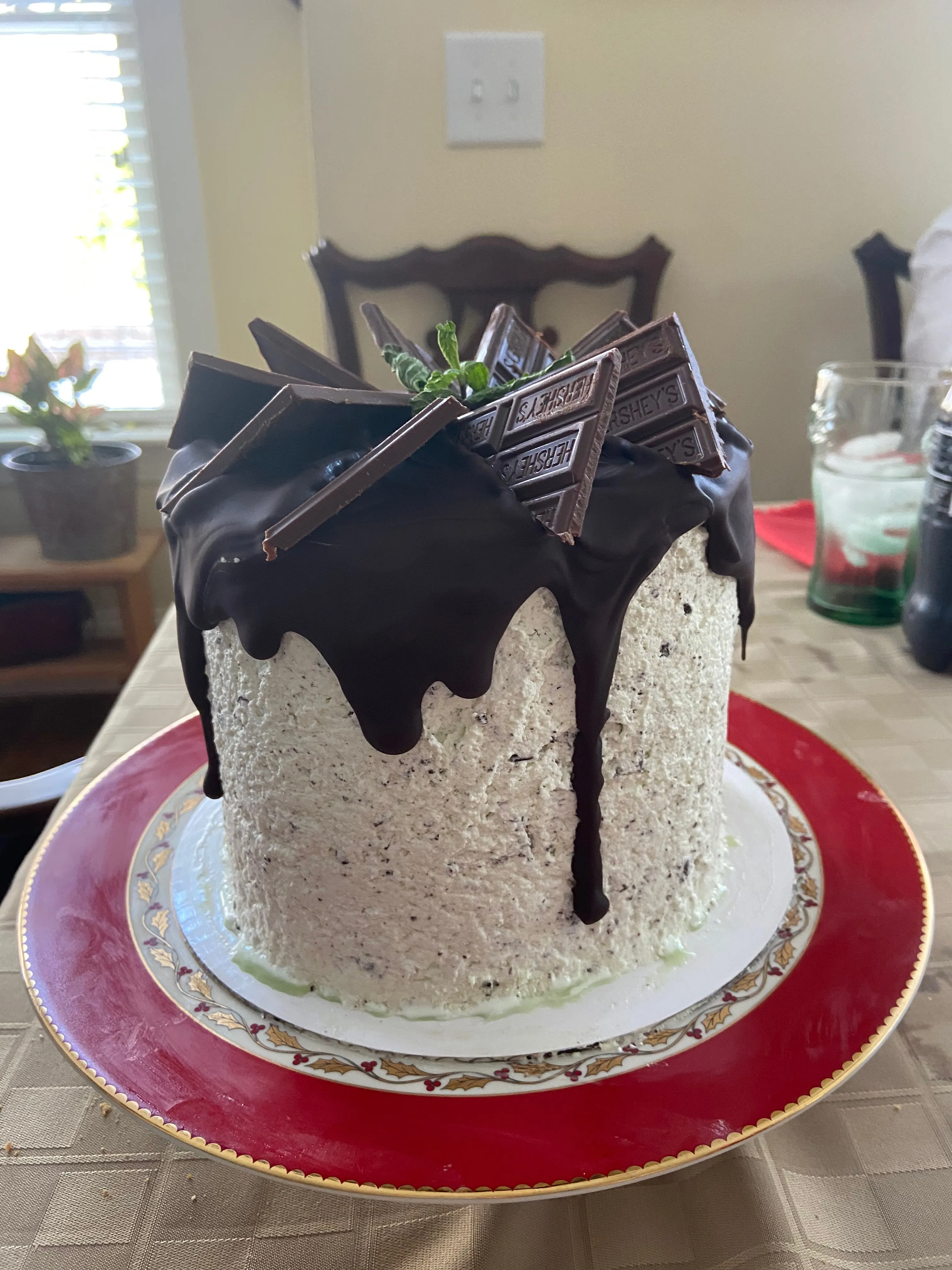 Mint Chocolate Chip Cake